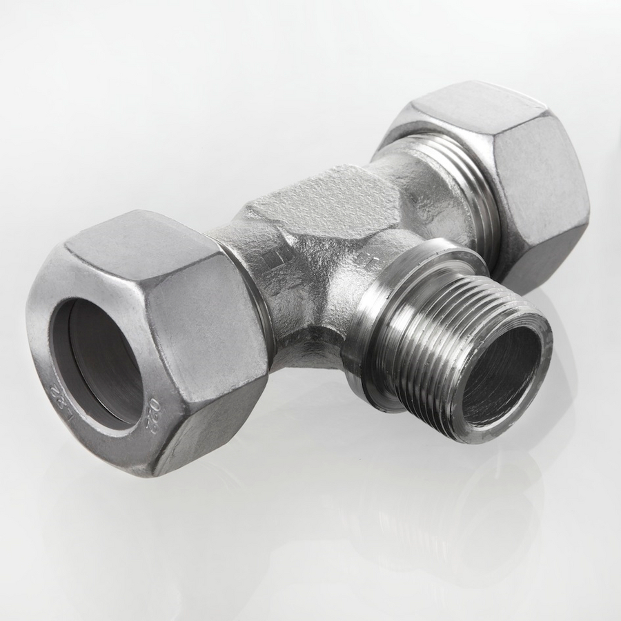 Connector M/M TEE AGR3/8"-k CEF13.25