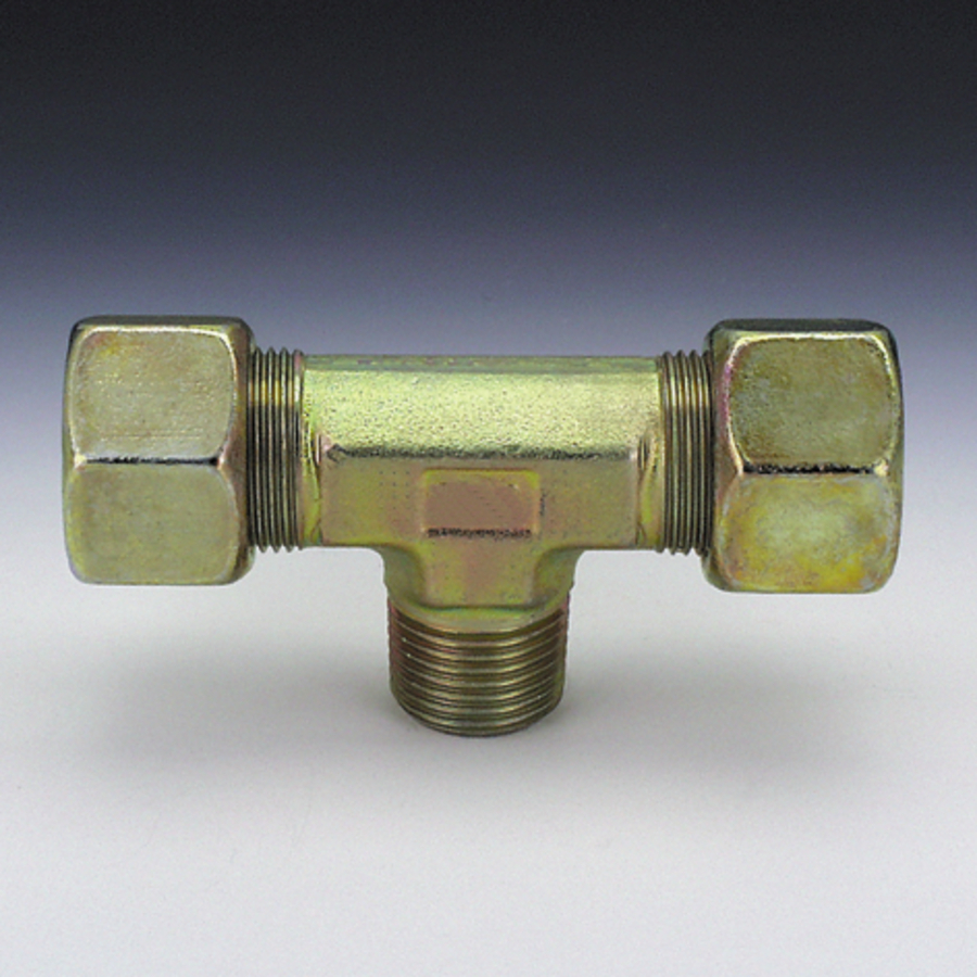 Connector M/M TEE AGR3/8"-k CEL12 BR
