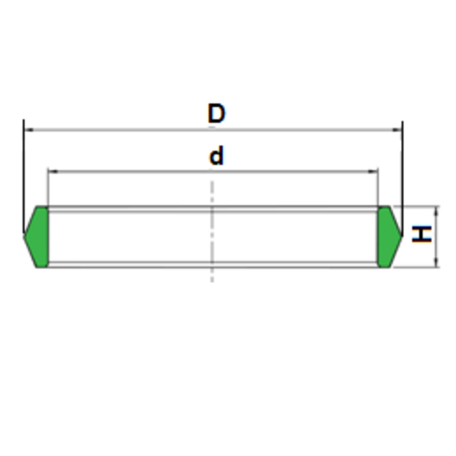 Soft seal for WR-nut L08 / S08