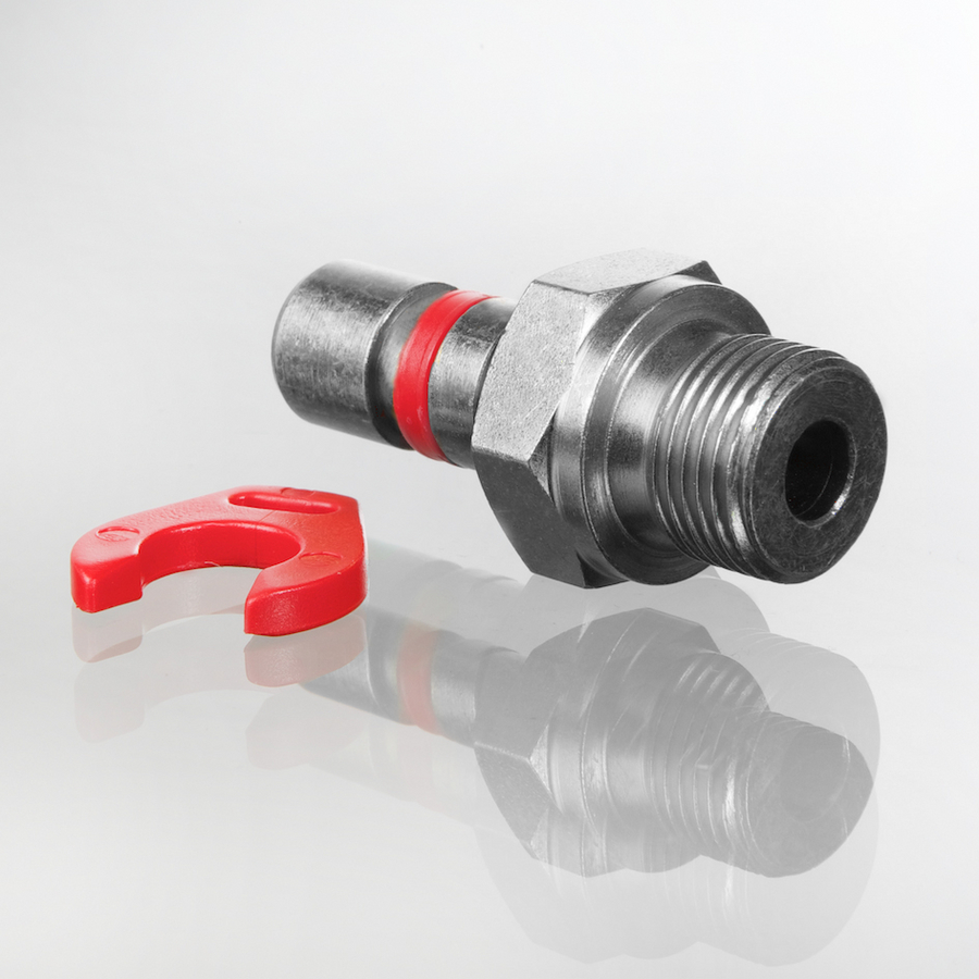 WEO plug-in nipple Sz10 AGR1/4"-flat