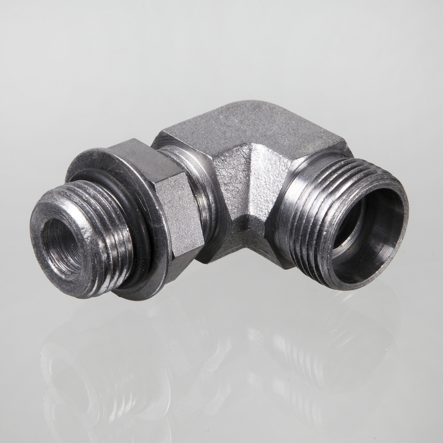 Connector M/M 90 AGUNF9/16"-OR CES08
