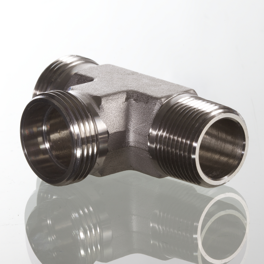 Connector M/M L AGN1/4" CES06 SS