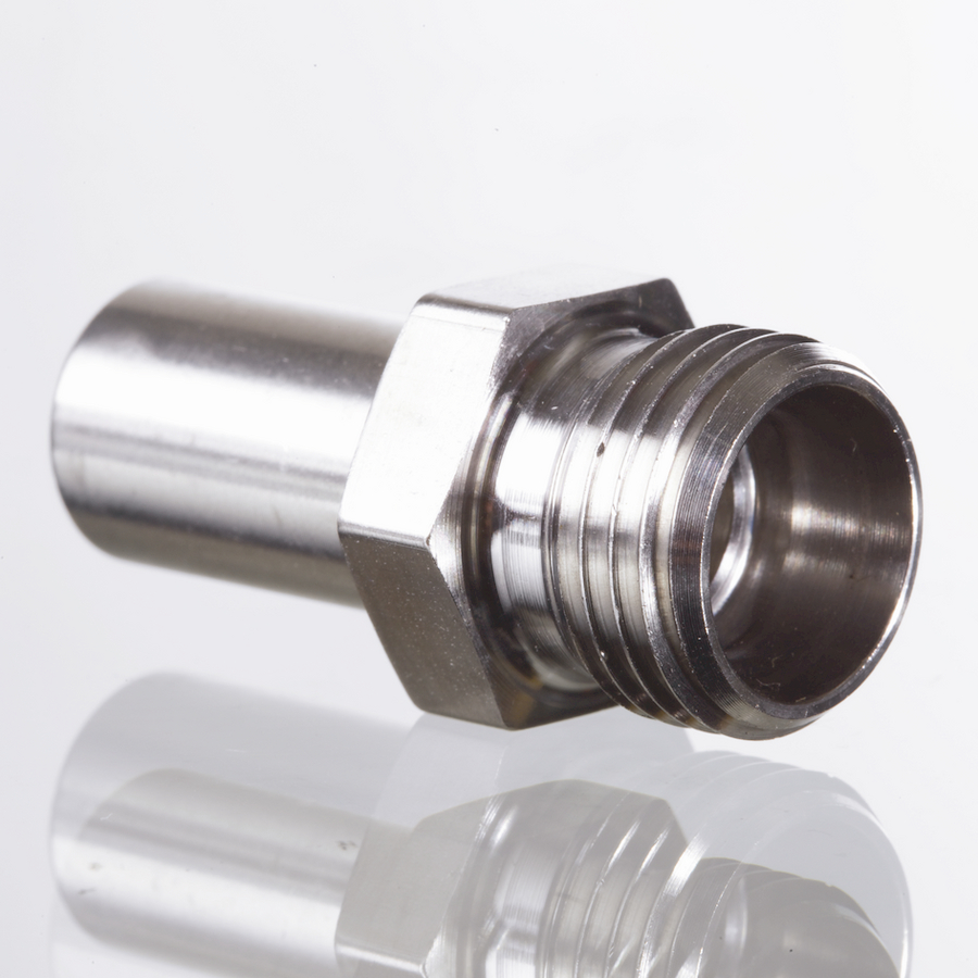 Tube end fitting BEL08 CEL06 SS