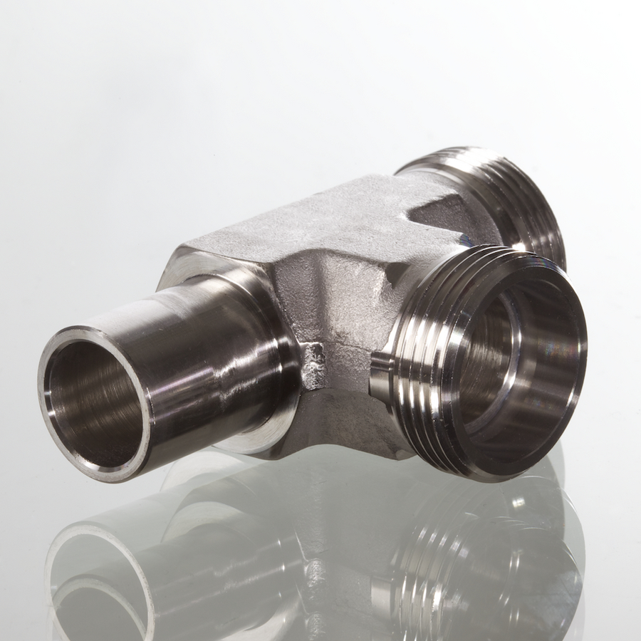Tube end fitting L BEL15 CEL15 SS