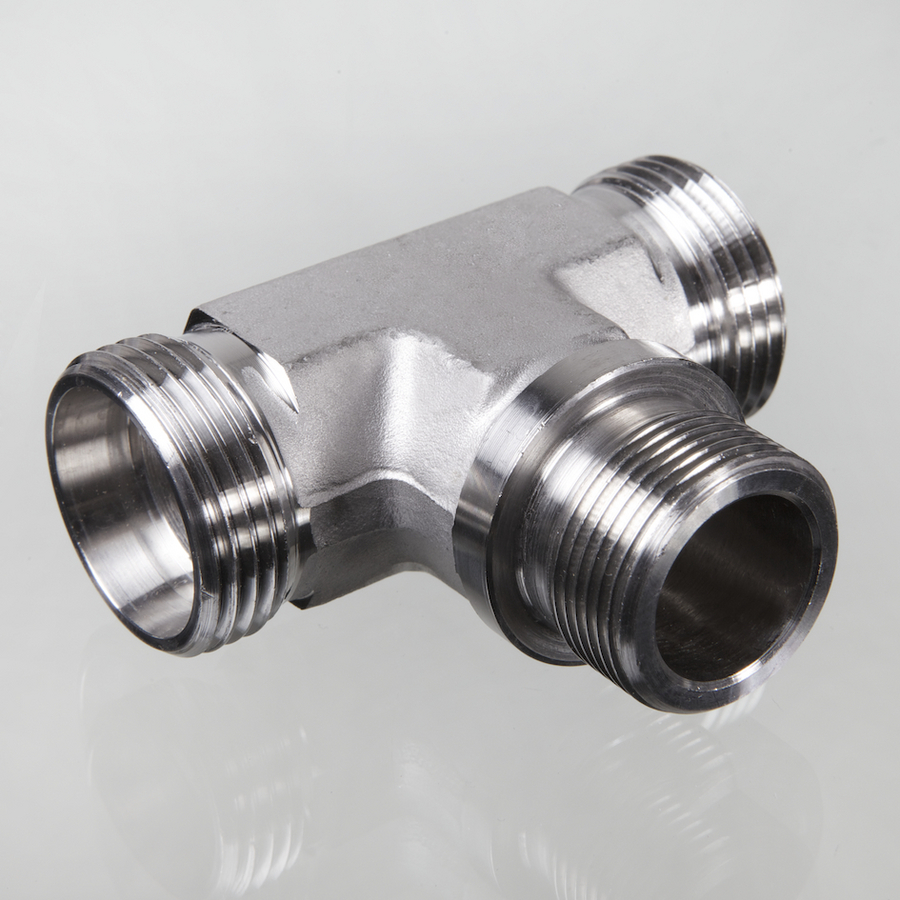Connector M/M TEE AGR3/4" CES20 SS