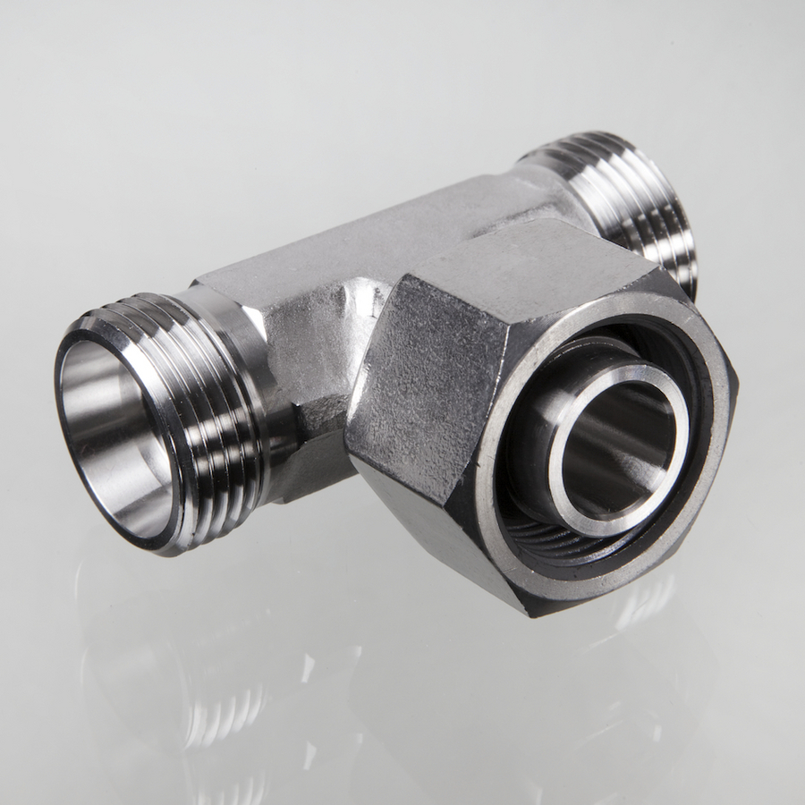 Tube end fitting TEE L06 CEL06 SS