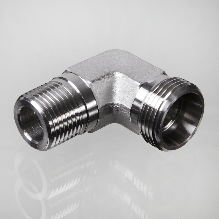 Connector M/M 90 AGM10x1-k CEL06 SS