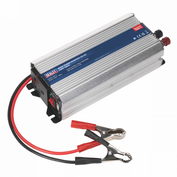 Power Inverter 500W 12V DC – 230V ~ 50Hz