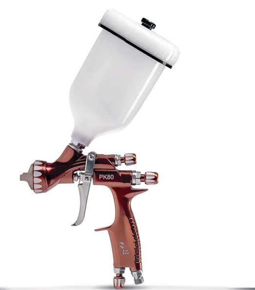 BENBOW PK80 Spray Gun 1.3MM Set Up Gravity Feed