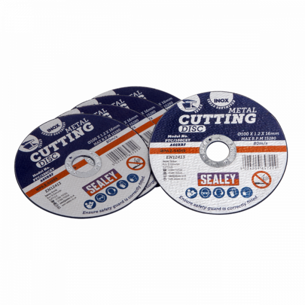 Cutting Disc Pack of 100 Ø100 x 1.2mm Ø16mm Bore