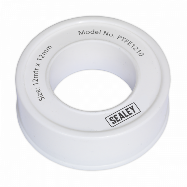 PTFE Thread Sealing Tape 12mm x 12m Pack of 10