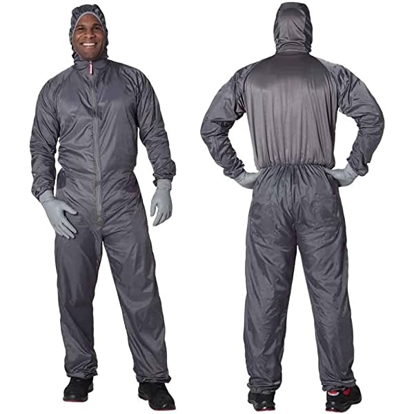 ANTI-STATIC & breathable POLYESTER Hooded Spray PAINTERS OVERALL – All Sizes