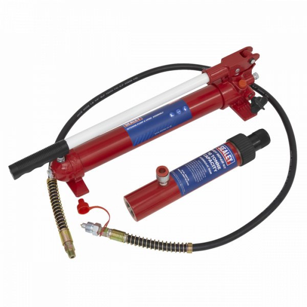 Snap Push Ram with Pump & Hose Assembly – 10 Tonne