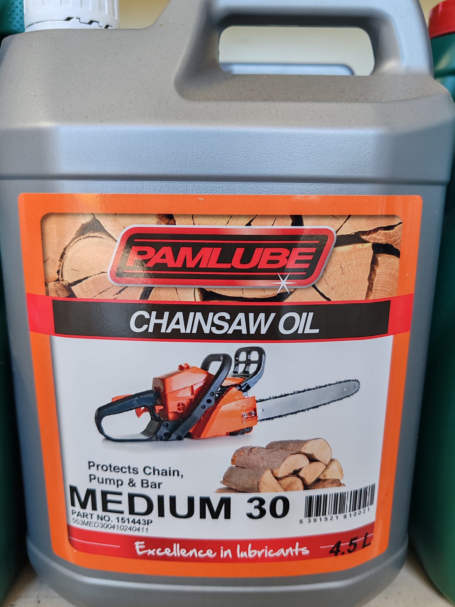 PAMLUBE CHAIN OIL 4.5LTR