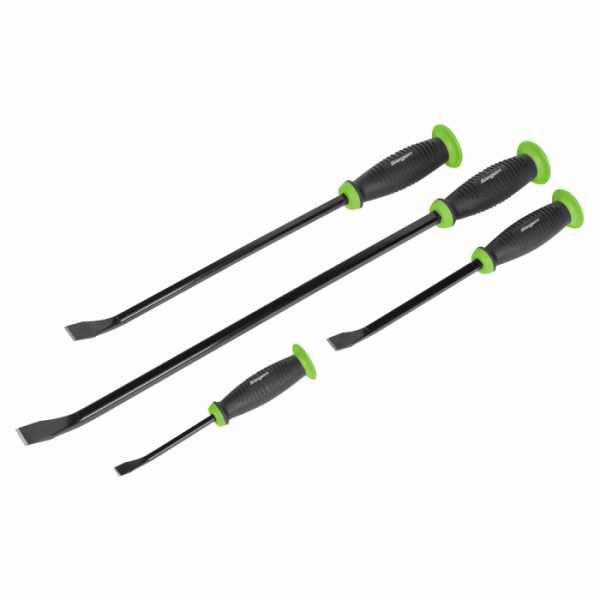 Pry Bar Set with Hammer Cap 4pc