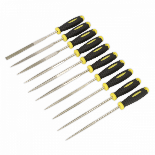 Diamond Needle File Set 10pc 100mm