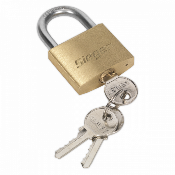 Brass Body Padlock with Brass Cylinder 40mm