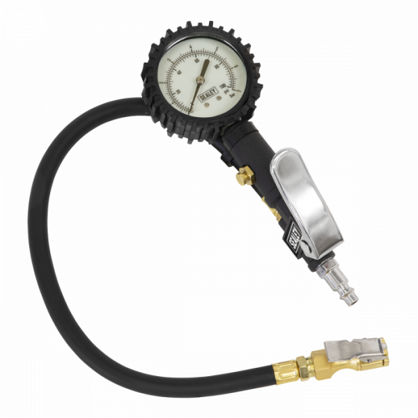 Tyre Inflator with Clip-On Connector