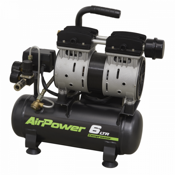 Low Noise Air Compressor 6L Direct Drive 0.7hp