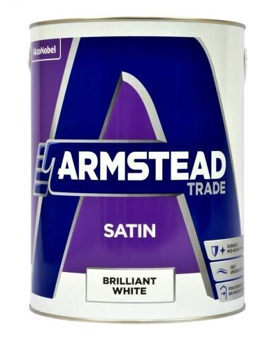 Armstead Trade Satinwood Brilliant White 5L