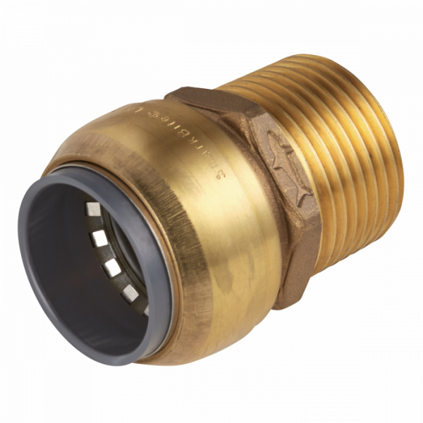 Straight Adaptor 15mm x 1 / 2″BSPT Brass