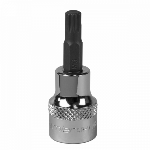 Spline Socket Bit M6 3 / 8″Sq Drive