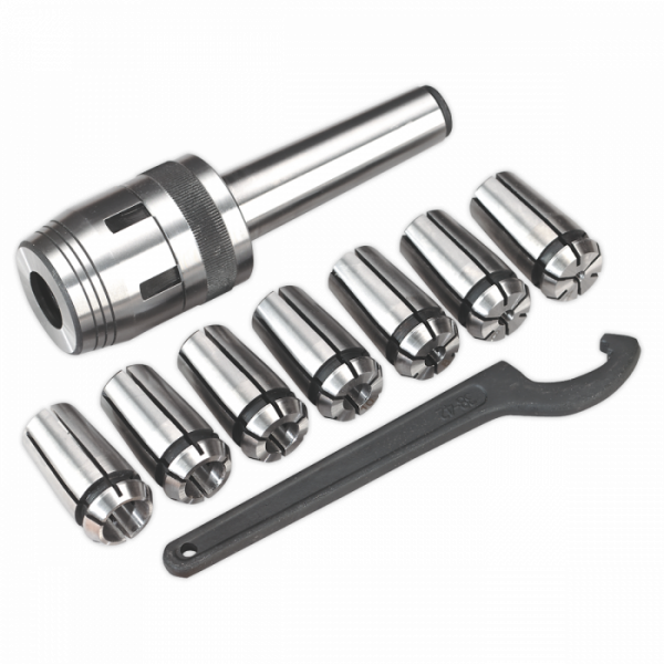 Mill Chuck Set MT3-M12 Ø4-16mm