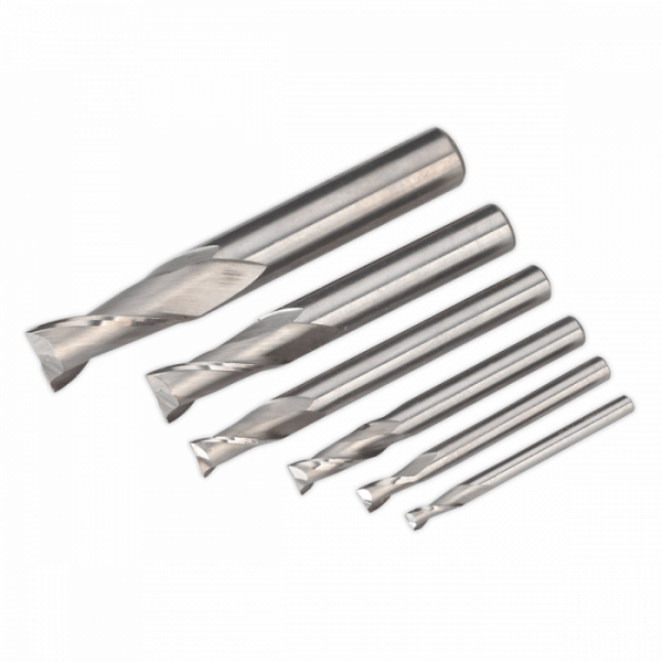 HSS End Mill Set MT2 Ø3-10mm