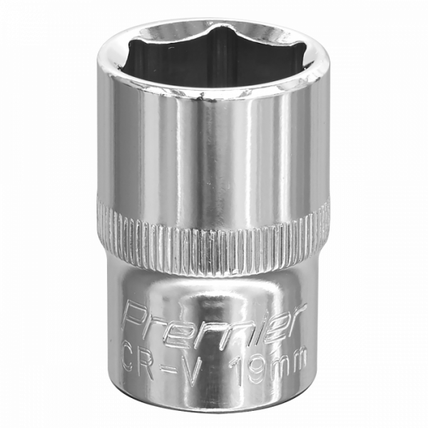 WallDrive® Socket 19mm 1 / 2″Sq Drive Fully Polished