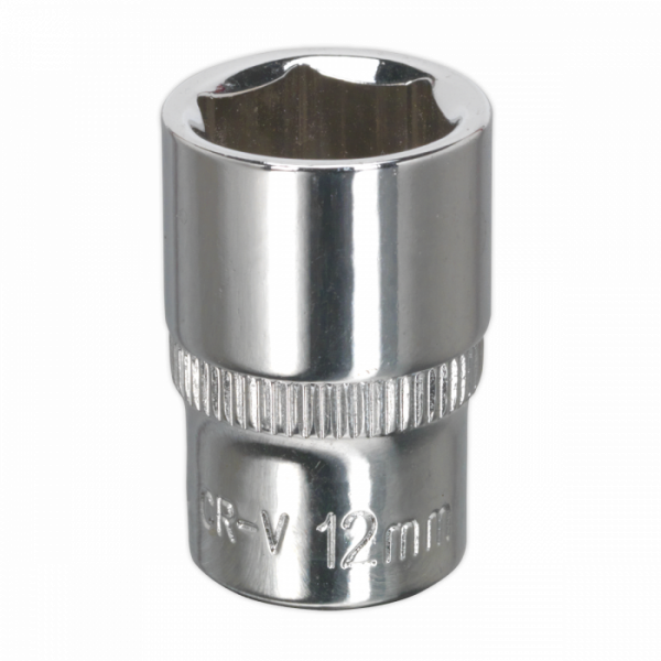 WallDrive® Socket 12mm 1 / 4″Sq Drive Fully Polished