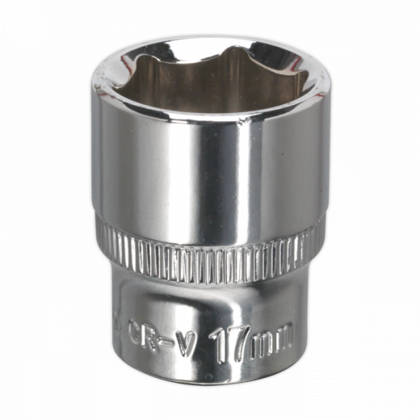 WallDrive® Socket 17mm 3 / 8″Sq Drive Fully Polished