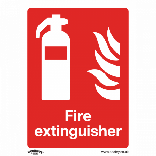 Information Safety Sign – Fire Extinguisher – Rigid Plastic – Pack of 10