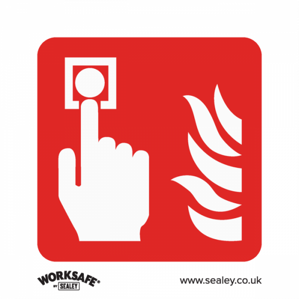 Safe Conditions Safety Sign – Fire Alarm Symbol – Rigid Plastic