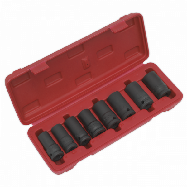 Locking Wheel Nut Removal Set 8pc 1 / 2″Sq Drive