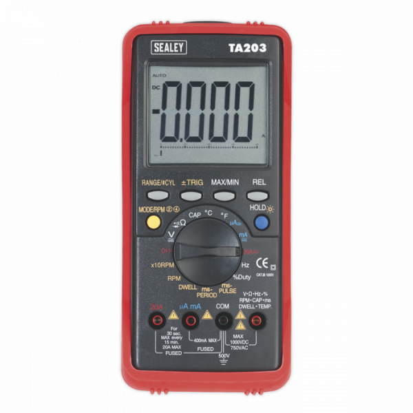 Digital Automotive Multimeter 15-Function Bar Graph / PC Link