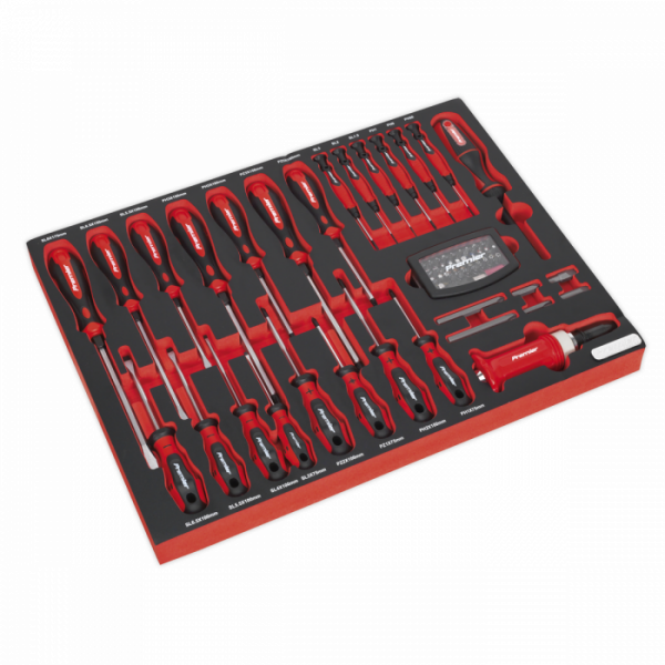 Tool Tray with Screwdriver Set 72pc