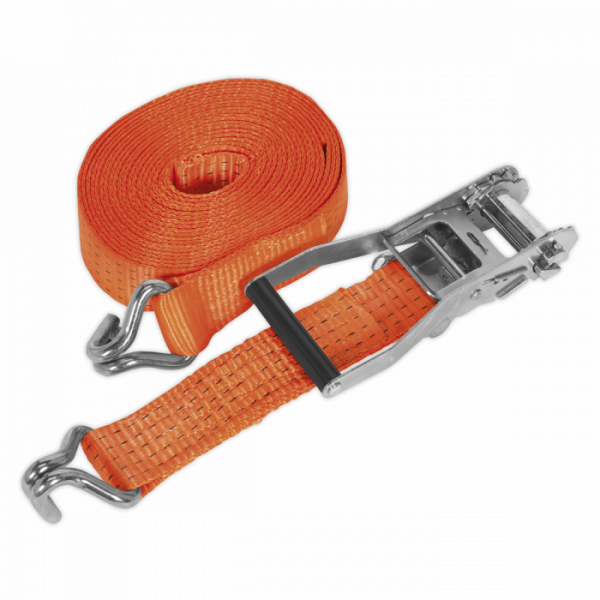 Ratchet Strap 50mm x 6m Polyester Webbing 5000kg Breaking Strength