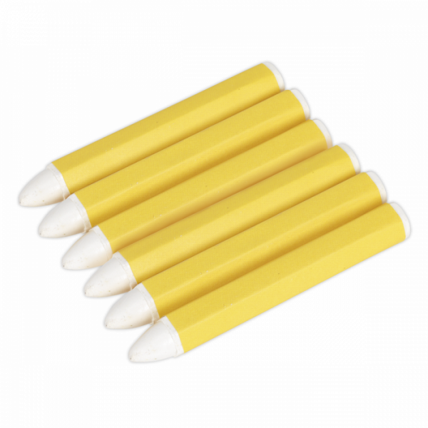 Tyre Marking Crayon – White Pack of 6