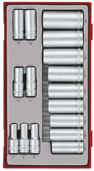 Teng Tools Socket Set 3/8 inch Drive 16 Pieces - TT3816