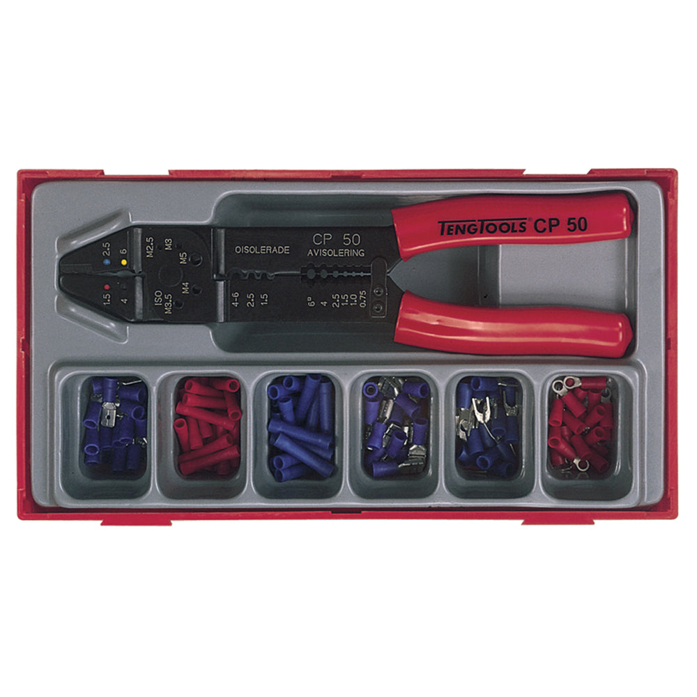 Teng Tools Crimping Plier Set TT1 121 Pieces - TTCP121