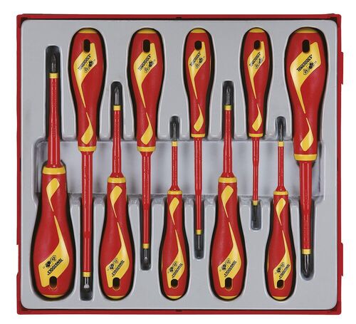 Teng Tools Screwdriver Set 1000 Volt 10 Pieces - TTDV910N