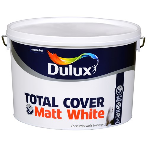 Dulux Total Cover Pure Brilliant White 10L