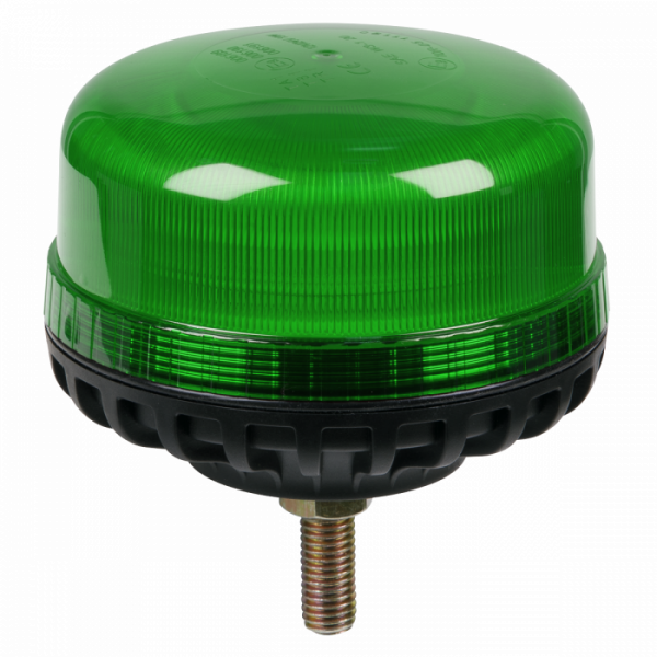 Warning Beacon SMD LED 12 / 24V 12mm Bolt Fixing – Green