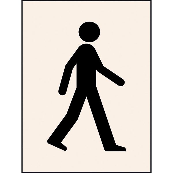 Walking Man Stencil – 300 X 400mm