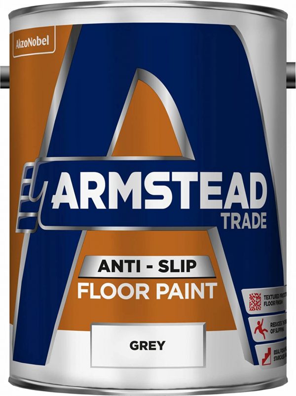 Armstead Trade Anti Slip Floor Paint Grey 5L