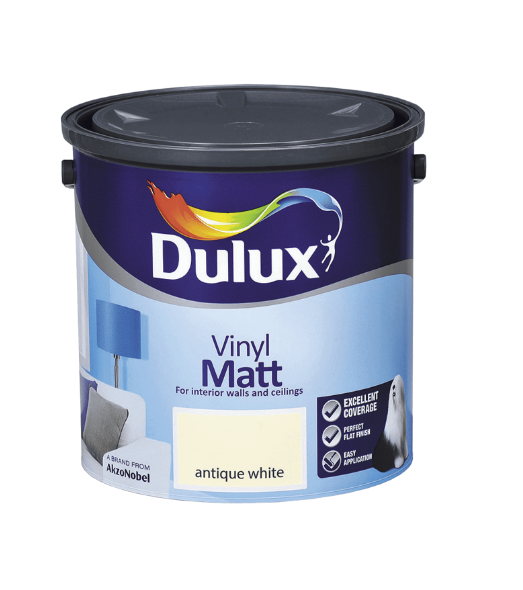 Dulux Vinyl Matt Antique White 2.5L