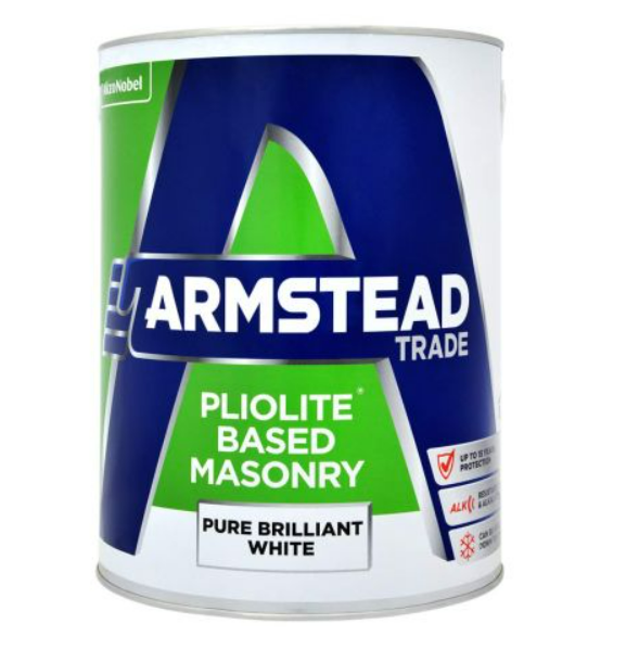 Armstead Trade Pliolite Masonry Brilliant White 5L