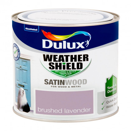 Dulux Weathershield Exterior Satinwood Brushed Lavender – 750ml