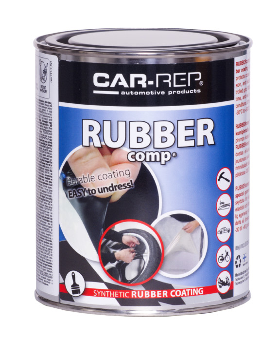 RUBBERcomp® Gun Metal Grey Semi Gloss Rubber Coating 1 Litre