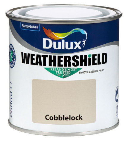 Dulux Weathershield Smooth Masonry Paint, Cobblelock – 250ml